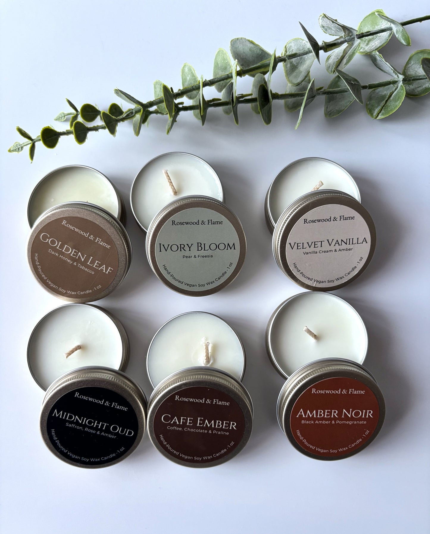 Mini Soy Wax Tin Candle